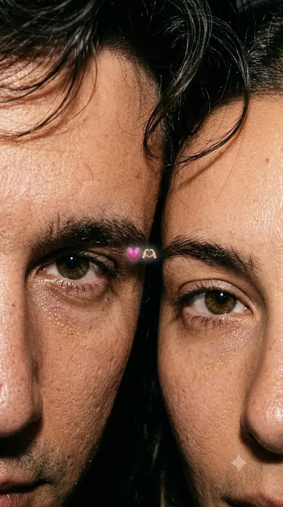 Couple Eye Close-up AI Photo Prompt