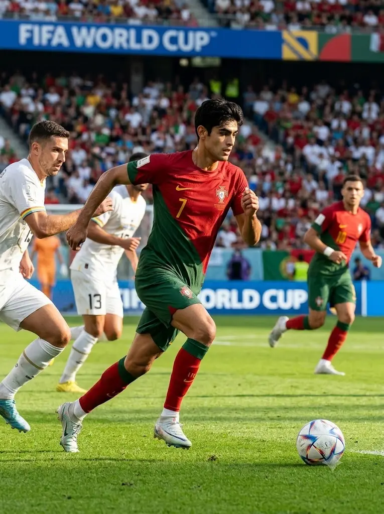 FIFA World Cup 2026 Portugal Sprint During Match Prompt