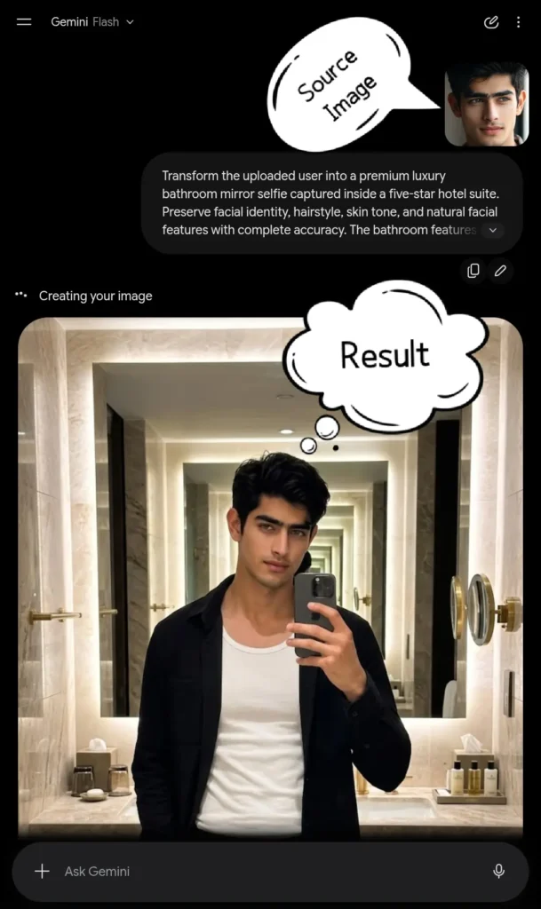 Before after results screenshot